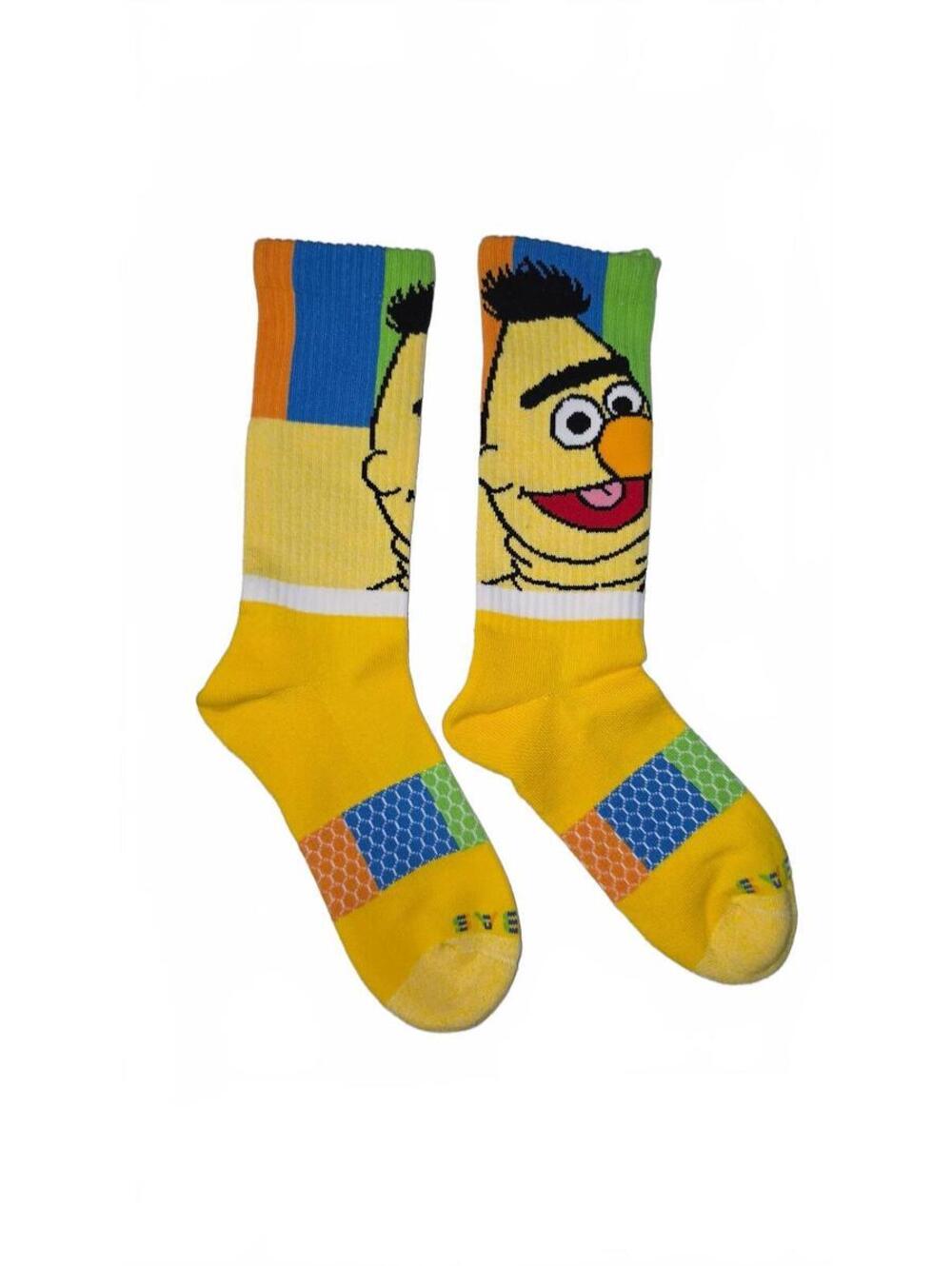 Bombas Sesame Street Bert Collectors Edition Cotton Calf Socks Unisex Medium NEW
